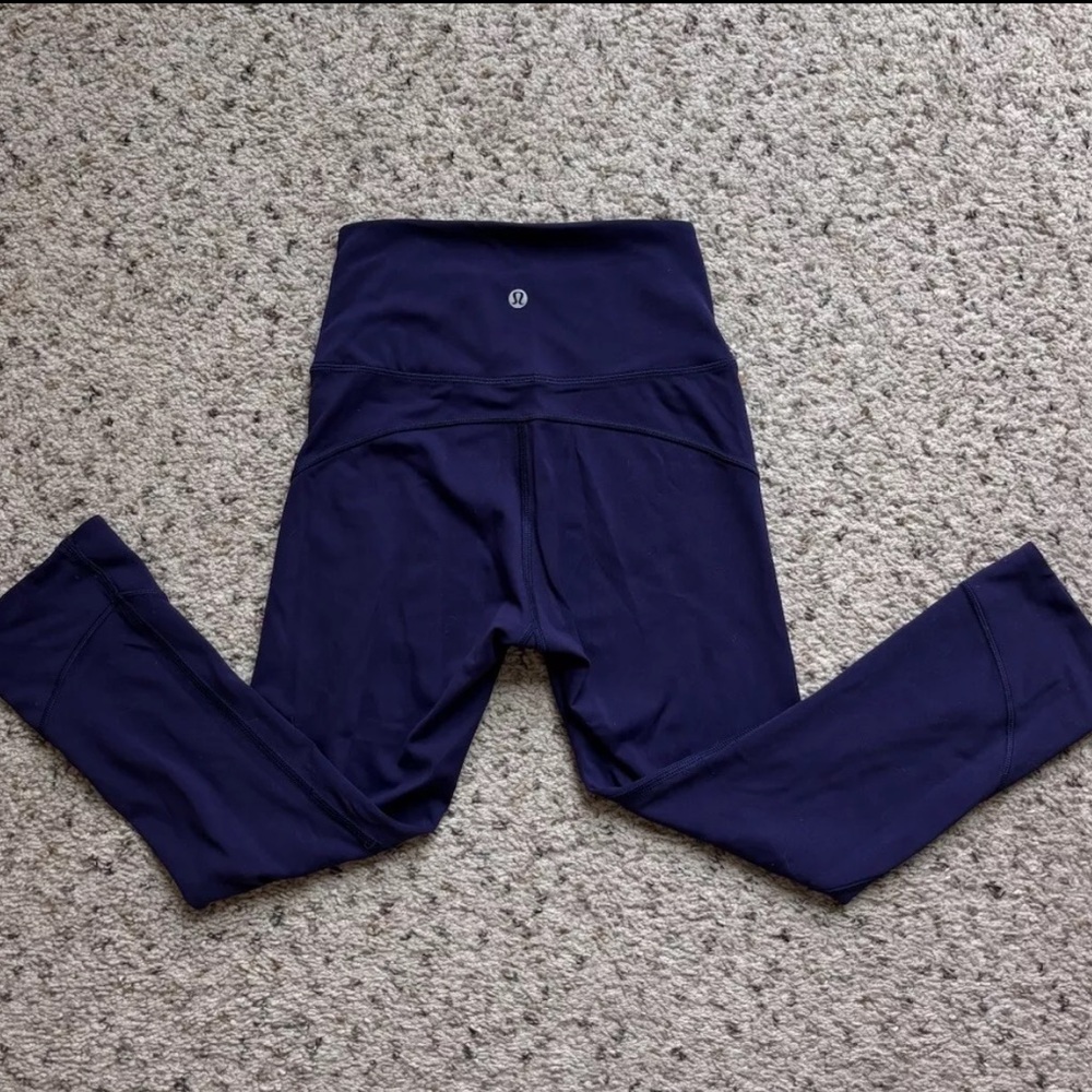 Lululemon In Movement 7/8 Tight 25” Size 2 Womens Everlux Aeon Purple Athleisure